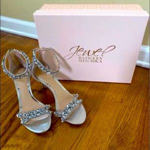 Embellished Mischka Bridal Heels